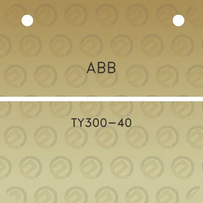 abb-ty300-40