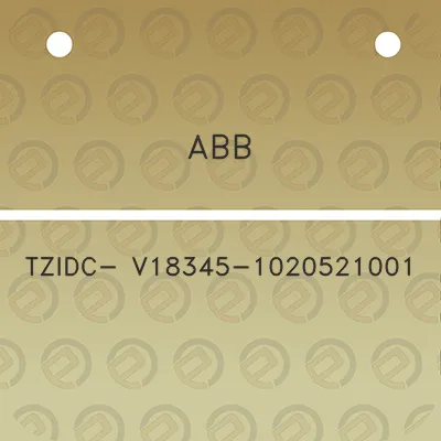 abb-tzidc-v18345-1020521001