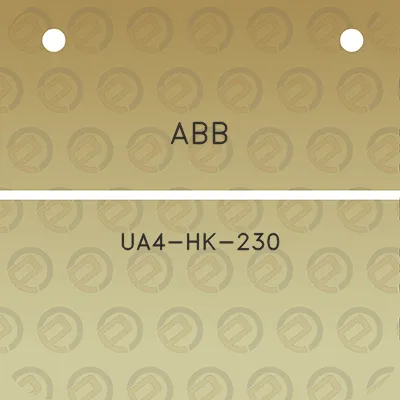 abb-ua4-hk-230