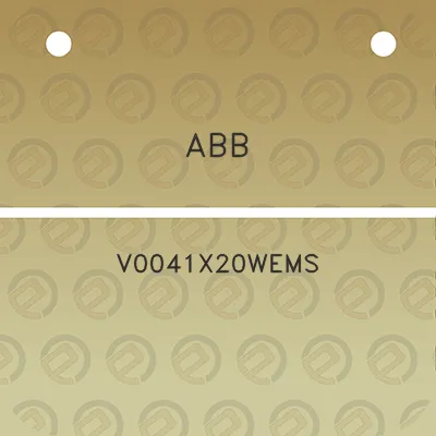 abb-v0041x20wems