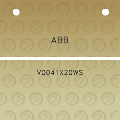 abb-v0041x20ws