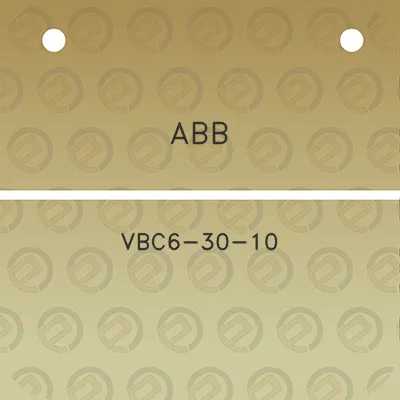 abb-vbc6-30-10