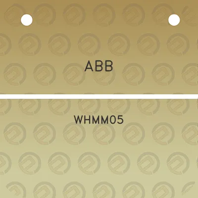 abb-whmm05