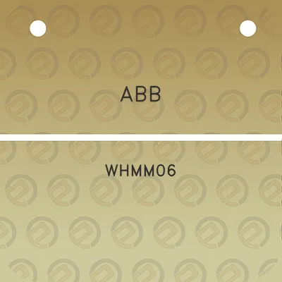 abb-whmm06