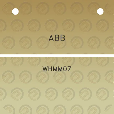 abb-whmm07