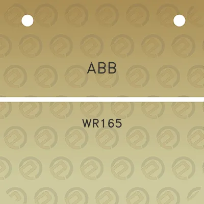 abb-wr165