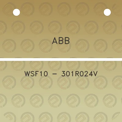 abb-wsf10-301r024v