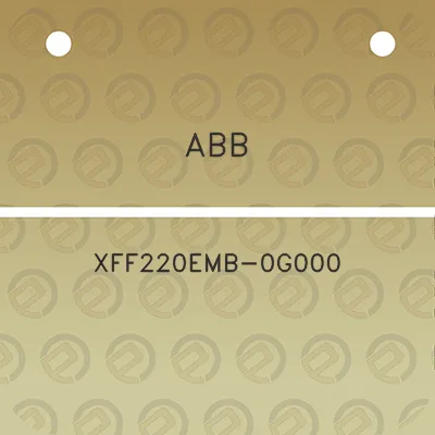 abb-xff220emb-0g000