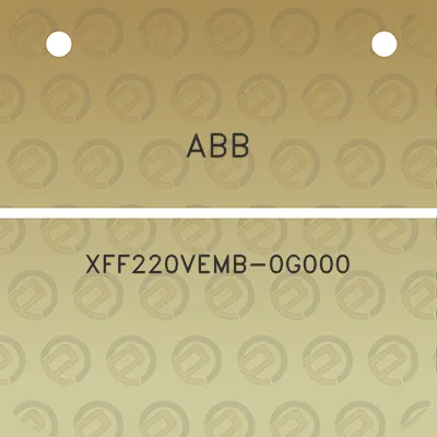 abb-xff220vemb-0g000