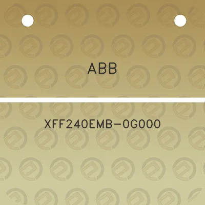 abb-xff240emb-0g000