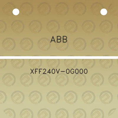 abb-xff240v-0g000