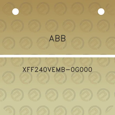 abb-xff240vemb-0g000