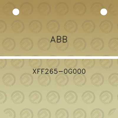 abb-xff265-0g000