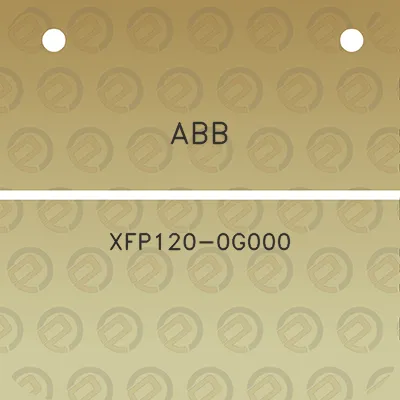 abb-xfp120-0g000