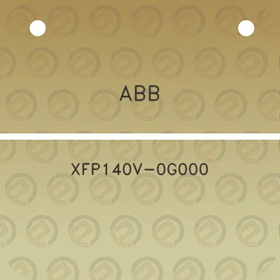 abb-xfp140v-0g000