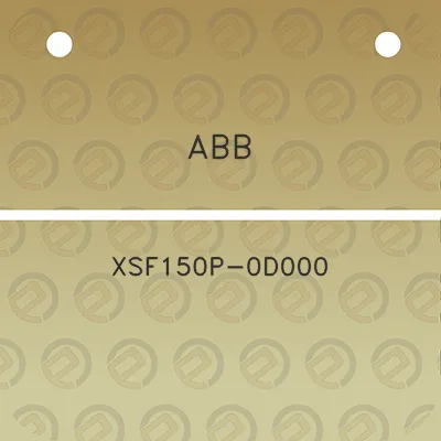 abb-xsf150p-0d000