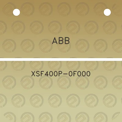 abb-xsf400p-0f000