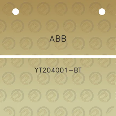 abb-yt204001-bt