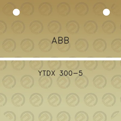 abb-ytdx-300-5