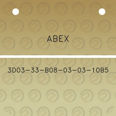 abex-3d03-33-b08-03-03-10b5