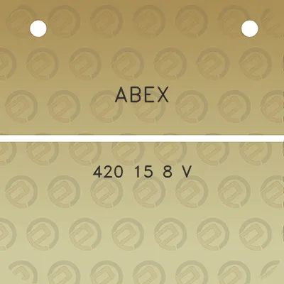 abex-420-15-8-v