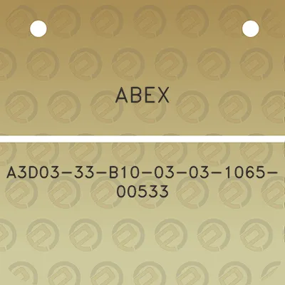 abex-a3d03-33-b10-03-03-1065-00533