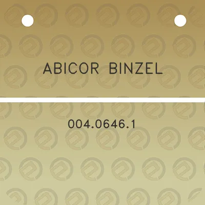 abicor-binzel-00406461