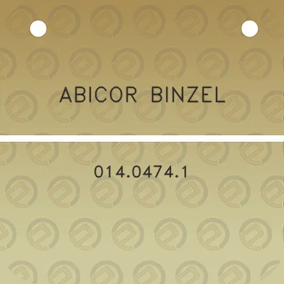 abicor-binzel-01404741