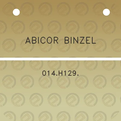 abicor-binzel-014h129