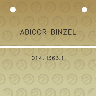 abicor-binzel-014h3631