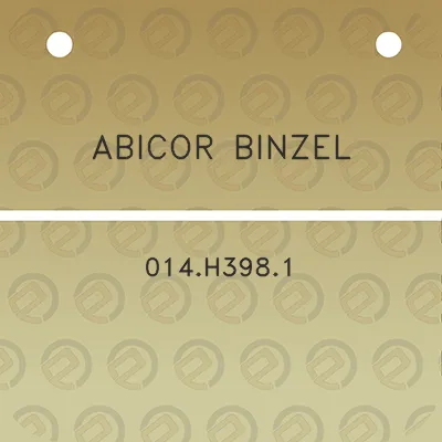 abicor-binzel-014h3981