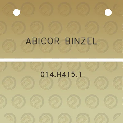 abicor-binzel-014h4151