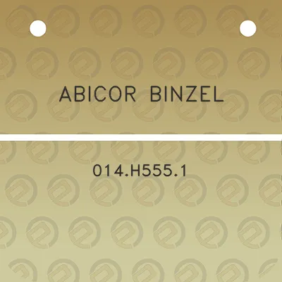 abicor-binzel-014h5551