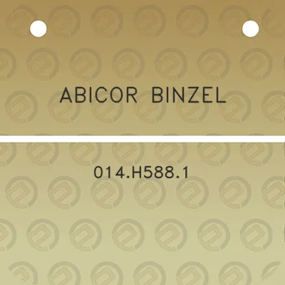 abicor-binzel-014h5881