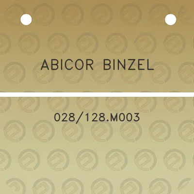 abicor-binzel-028128m003