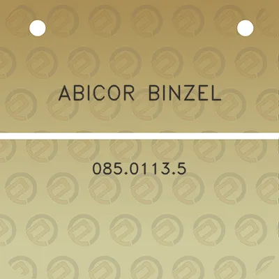 abicor-binzel-08501135