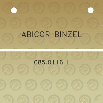 abicor-binzel-08501161