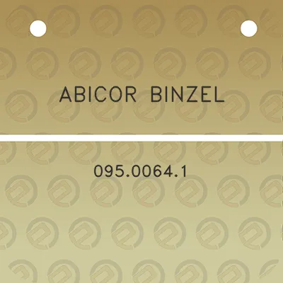 abicor-binzel-09500641