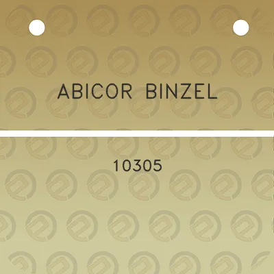 abicor-binzel-10305