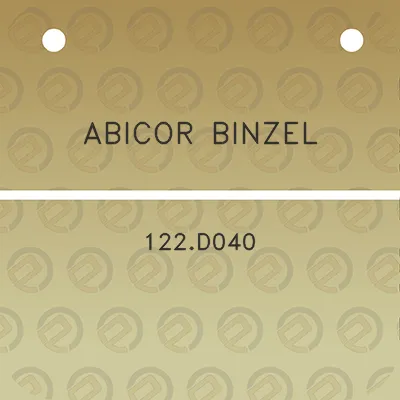 abicor-binzel-122d040