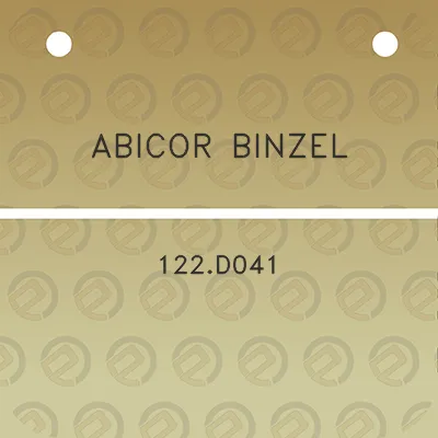 abicor-binzel-122d041