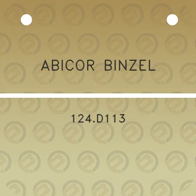 abicor-binzel-124d113