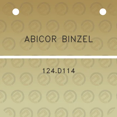 abicor-binzel-124d114