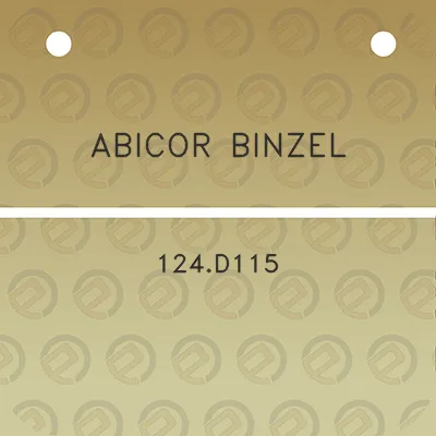 abicor-binzel-124d115