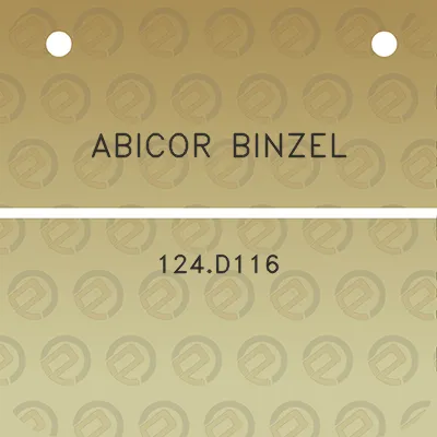 abicor-binzel-124d116