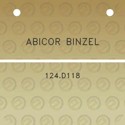 abicor-binzel-124d118