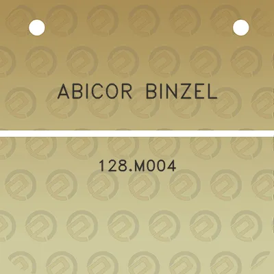 abicor-binzel-128m004