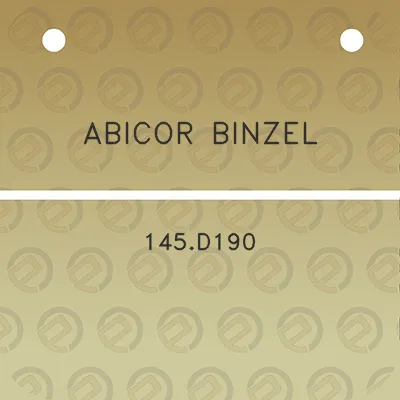 abicor-binzel-145d190