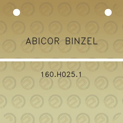 abicor-binzel-160h0251