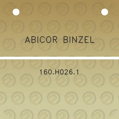 abicor-binzel-160h0261